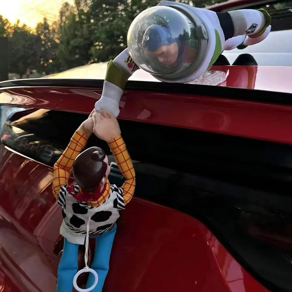 New! Toy Story - Sherif Woody & Buzz Lightyear On Vehicle