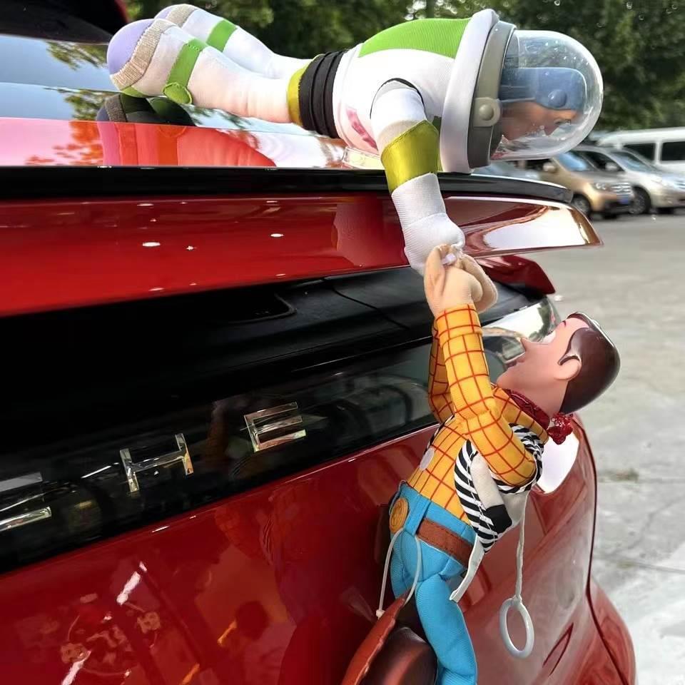 New! Toy Story - Sherif Woody & Buzz Lightyear On Vehicle